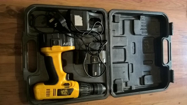 JCB JCBD CD18C 18V Cordless Drill with charger 2x batteries 47.50 PicClick UK