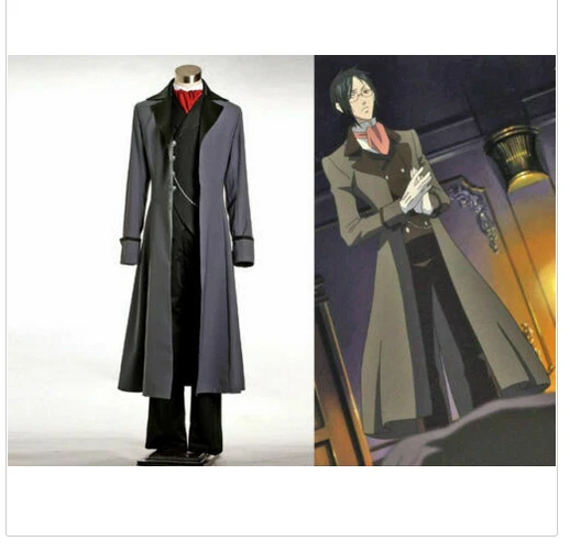 Black Butler/Kuroshitsuji Cosplay Sebastian Michaelis Tutor Full set of  @