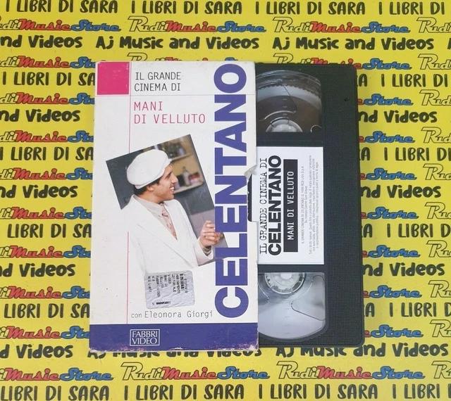 VHS FILM MANI DI VELLUTO adriano celentano 1999 fabbri video