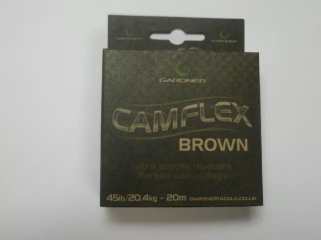 Gardner Camflex Leadcore 20m ALL VARIETIES Carp fishing tackle