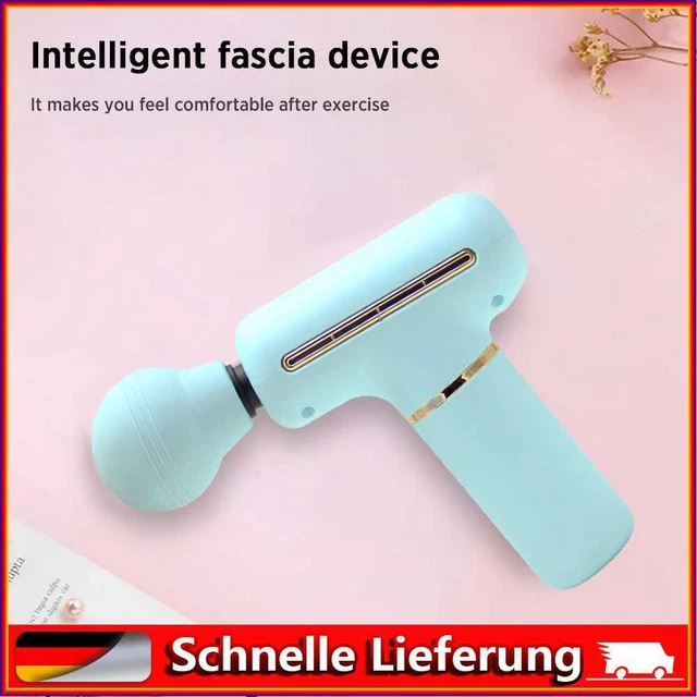 Mini masajeador corporal, pistola de masaje ajustable para el cuerpo (azul)