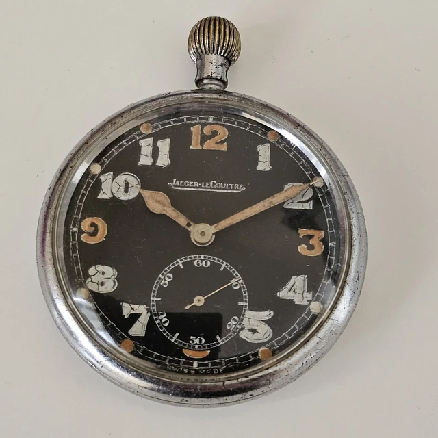 Montre De Poche Jaeger-LeCoultre 8 Jours Réserve De Marche - Années 1930, Mécanique Manuelle, Très Bon état