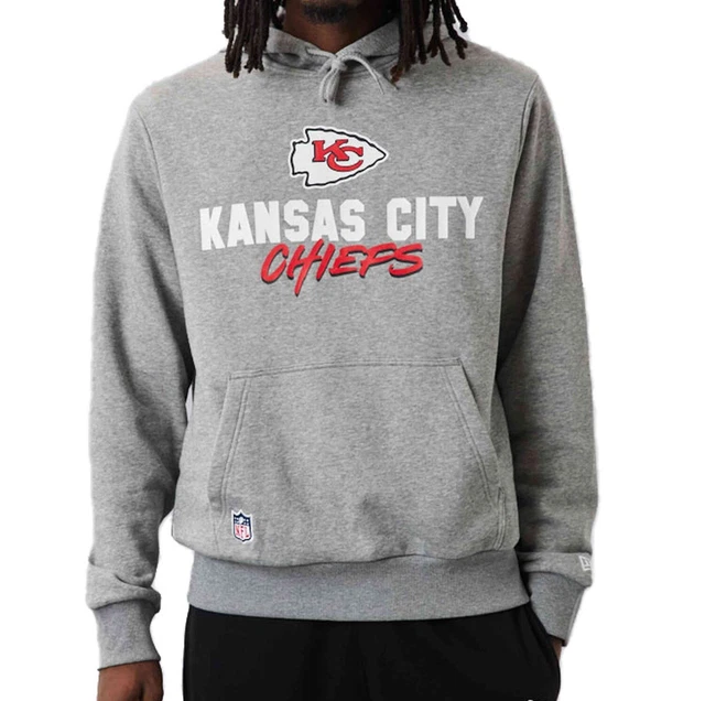 New Era - NFL Kansas City Chiefs Script Team Felpa con Cappuccio