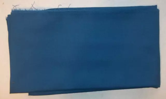 VINTAGE BLUE PENDLETON Worsted Wool Fabric approximately 32