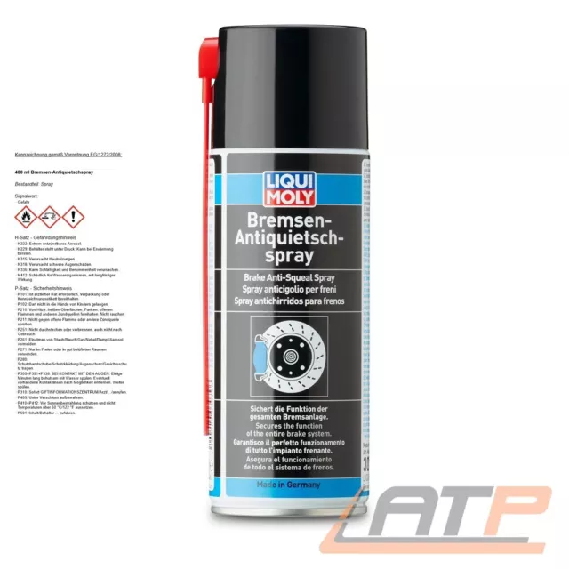 LIQUI MOLY 400 ml BREMSEN-ANTIQUIETSCHSPRAY SPRAY DOSE AEROSOL