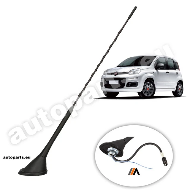 Antenna Per Fiat Panda Vecchio Modello (Pre-2002) - Con Cavo Autoradio Incluso - Foto 9