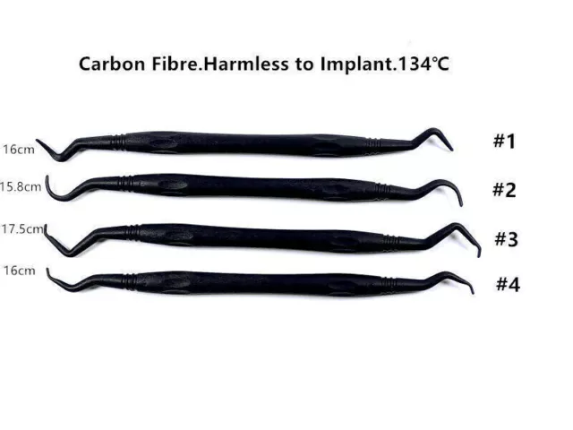 Dental Scaler Carbon Fibre Implant Scaling Periodental Harmless Curettes