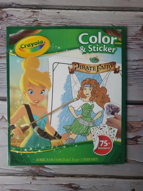 Crayola Fairies Color & Sticker Set, 48 Coloring Book Pages, Christmas Gift