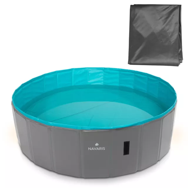 Piscine Baignoire pour Chiens Pliable et Portable pour Extérieur en PVC