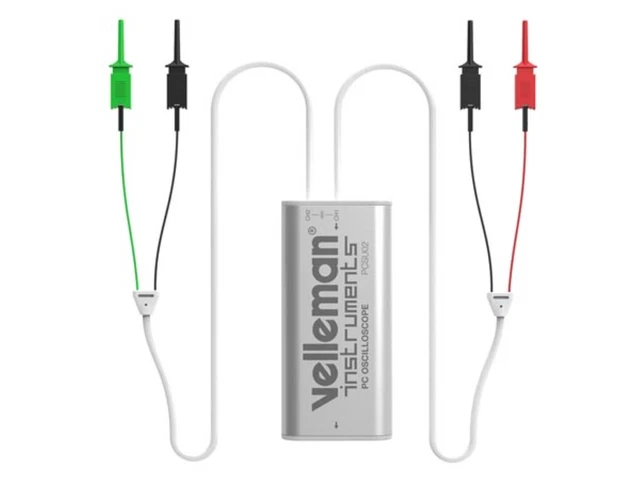 Oscilloscopio 2x500KHz per PC Velleman PCSU02 MDVPCSU02
