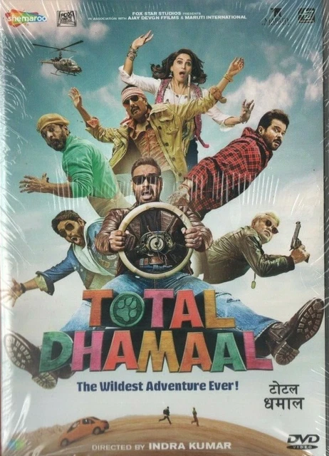 TOTAL DHAMAAL BOLLYWOOD DVD Ajay Devgn Anil Kapoor Madhuri