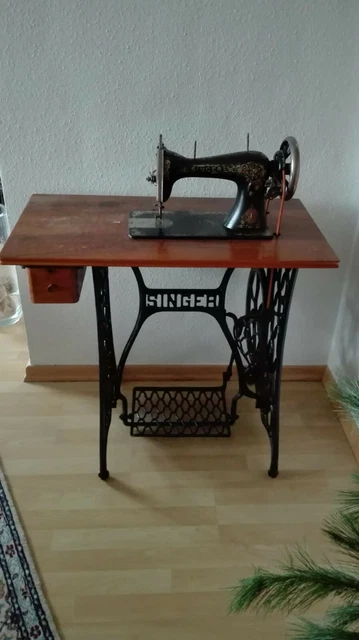 Alte Singer Nähmaschine Mit Tisch Wert SINGER NÄHMASCHINE MIT tisch antik EUR 110,00 - PicClick DE