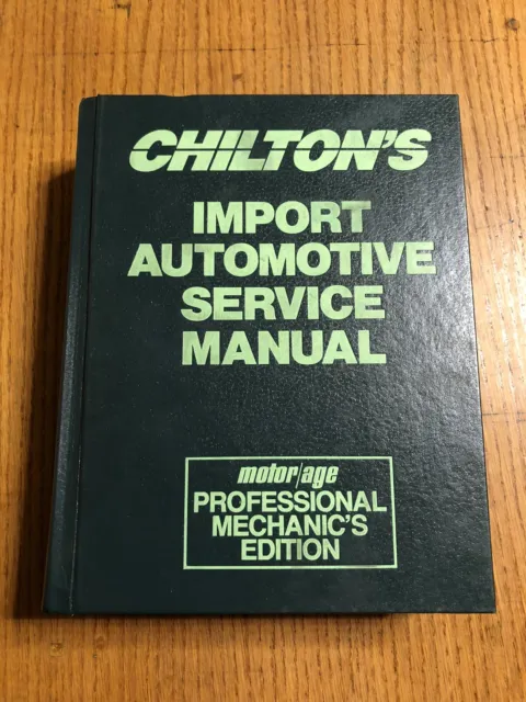 Audi BMW Saab Toyota Volvo VW 1982-1989 Tune-up Shop Service Repair Manual Book