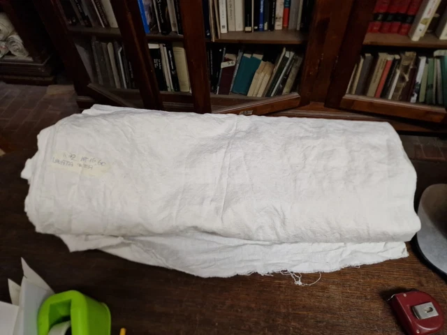 Tessuto  Canapa a Telaio  h. cm. 72 Mt. 16.6 Old Fabric Hemp AB298
