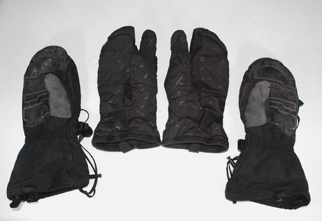 Black Diamond Polartec Guide Gloves & Liners Womens Medium Goat Leather Ski Snow