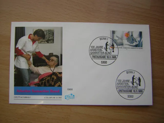 Ersttagsbrief / FDC, BRD 10.11.1988  Arbeiter Samariter Bund (1394)