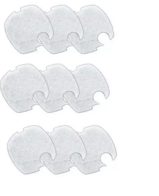 9 White Extra Fine Canister Filter Pad SUNSUN/GRECH/PERFECT,HW-302. 505A, CF 300