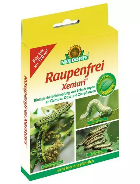 Neudorff Raupenfrei Xentari 2 x 3 g Schädlinge Raupen Pflanzenschutz NEU