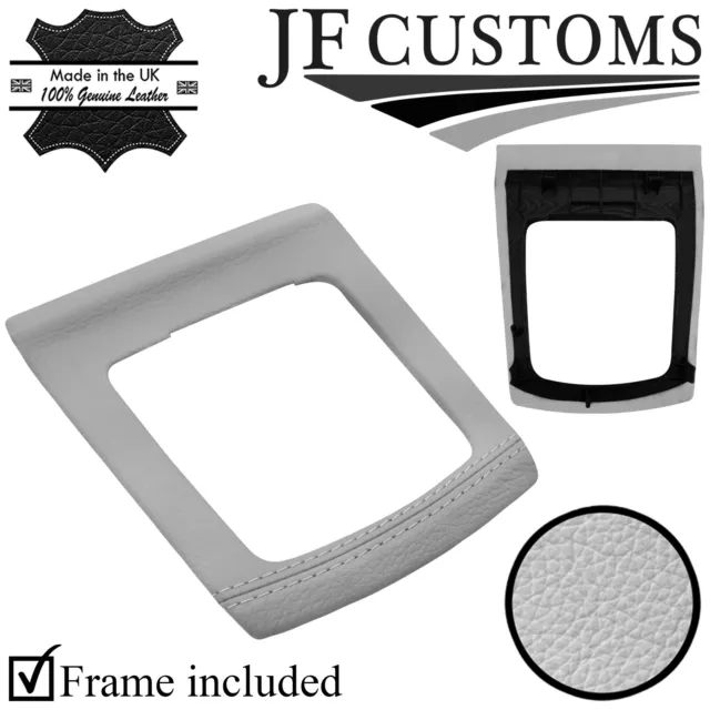 White Italian Leather Gear Surround+ Frame For Ford Focus Mk2 05-11