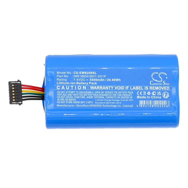 Batterie 3500mAh 12V Pour GE Eagle Monitor 4000 - Type Ni-MH, Référence 120184, Neuve