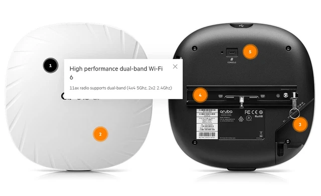 Borne WIFI HPE Aruba AP-515 (APIN0515) – Point D'accès Neuf, Made In Aruba