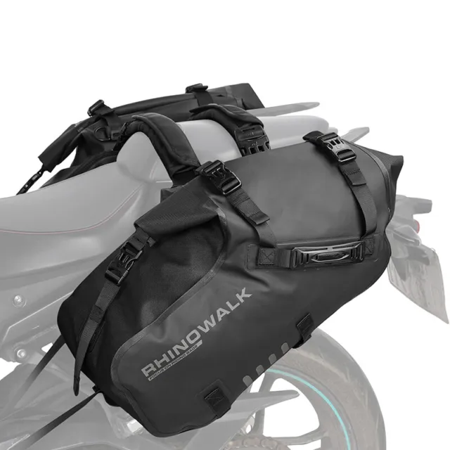 Wasserdichte Motorrad-Satteltaschen Motorrad-Hecktasche Seitentaschen 28L(2*14L)