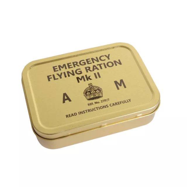 WW2 Repro Emergency Flying Ration Mk II Empty Tin (AM) - Military RAF