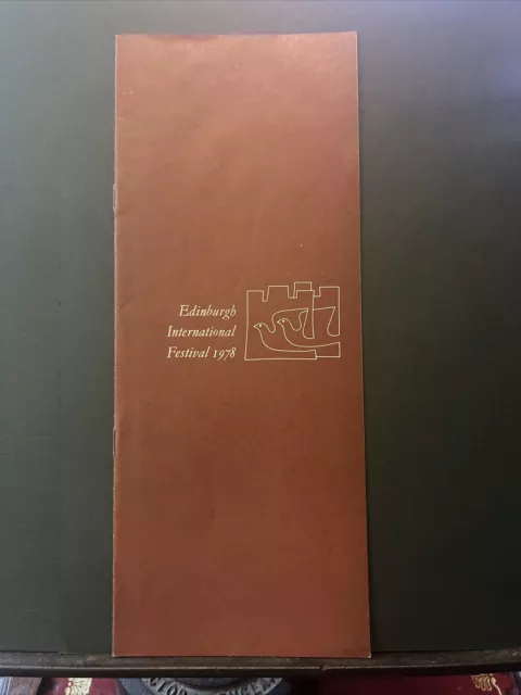 1978 Frankfurt Opera Katya Kabanova Edinburgh Festival Programme