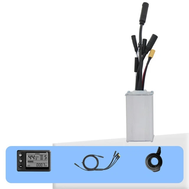 Kit Contrôleur Brushless Avec écran LCD étanche Pour Vélo électrique 24V-48V