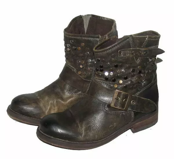 " Buffalo " pour Femmes Bottines/ Bottes/ Basse Bottes en Marron Foncé Gr. 38