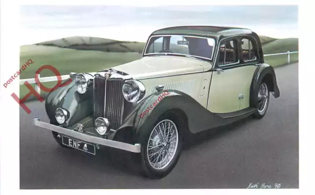 Picture Postcard::VINTAGE CAR, MG TWO LITRE, KEITH HUME