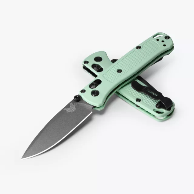 Benchmade 533GY-06 Mini Bugout, 2.82" CPM-S30V Blade, Mint Handle W/ Clip