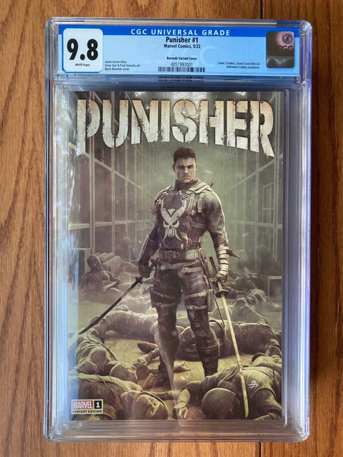 Punisher #1 2022 Marvel Comics Bjorn Barends Trade Variant CGC 9.8 Exclusive