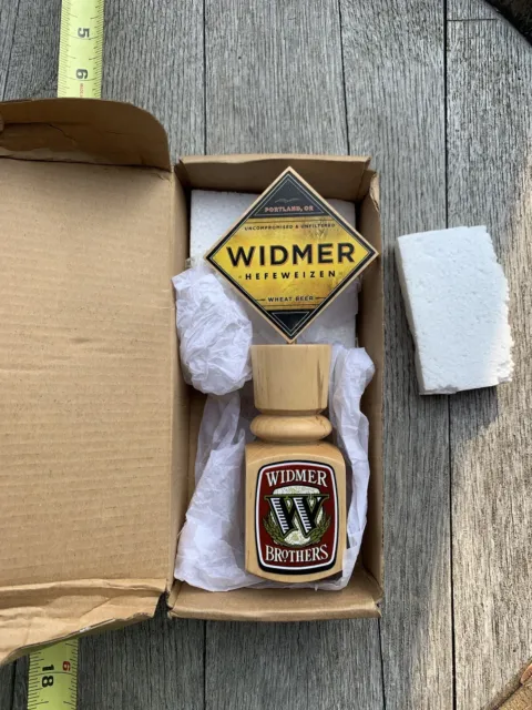 NEW IN Box Widmer Brothers Hefeweizen Wheat Beer Tap Handle