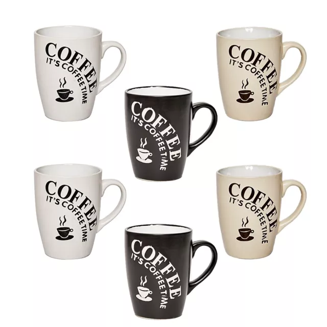 6 Tassen Kaffeebecher Kaffeetasse Kaffeetassen Set Becher Kaffeepott Tasse Mug