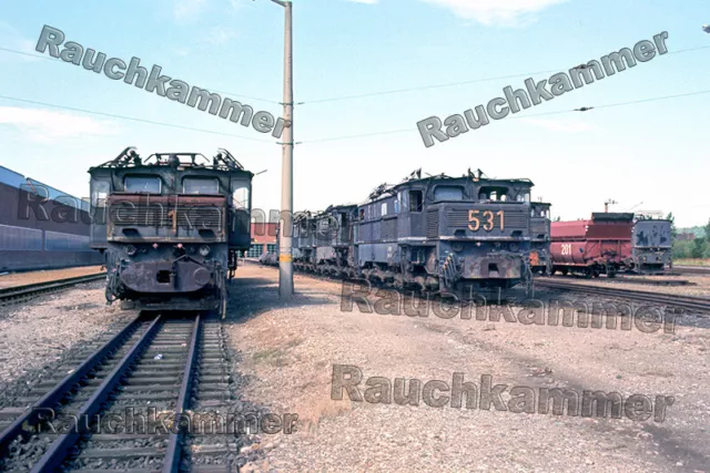 RBW locomotive 1 place not recorded 1984 / org. Color Slide + File!  313#06