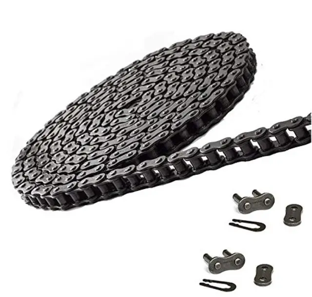 50 Roller Chain 10 Feet with 2 Connecting Links