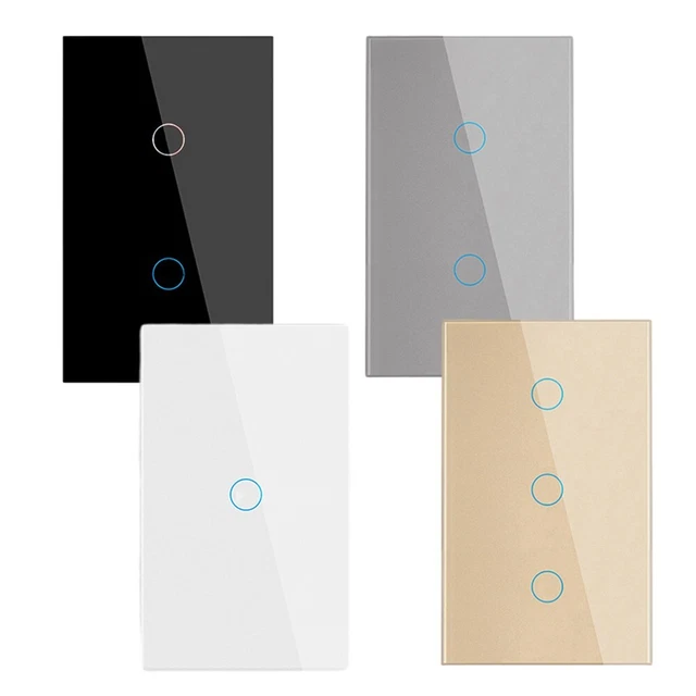 Interruttore luce WiFi intelligente interruttore USA 123 marce con timer e funzione conto alla rovescia