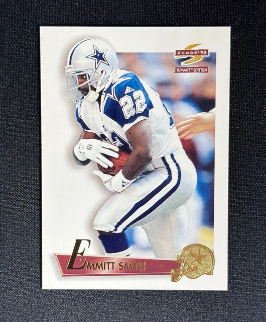 1995 SCORE SUMMIT Emmitt Smith 64 Football Card Dallas Cowboys HOF 1.