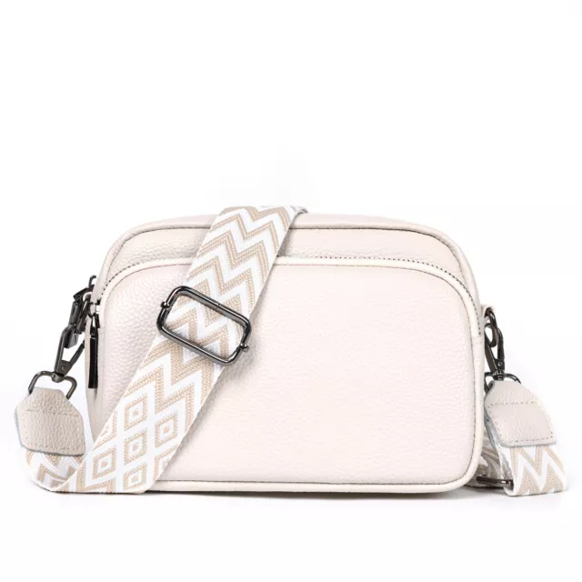 MoFut Damen Schultertasche Crossbody Umhangetasche ECHTES LEDER !