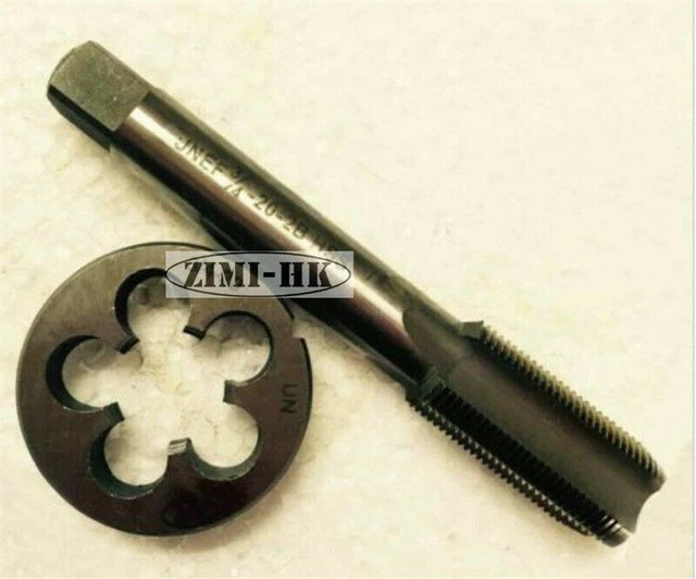 3/4-28 UN HSS Tap And Die Set，Machine Thread Tap And UN Round Thread Die