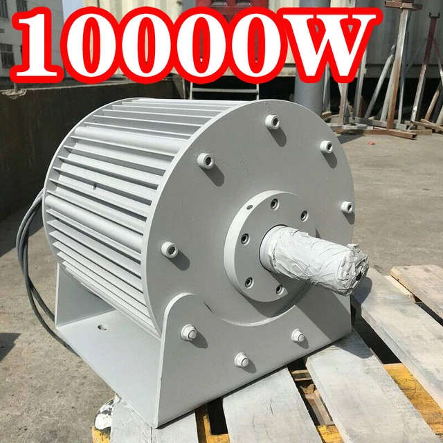 10000W PERMANENT Generator Alternator Low RPM 10KW Hydro Wind