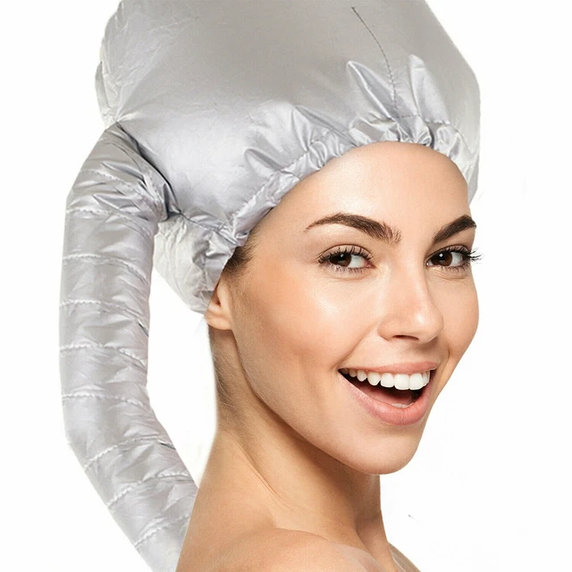 PROFESSIONAL SOFT Hood Hair Blow Dryer Drying Cap Hat for Home