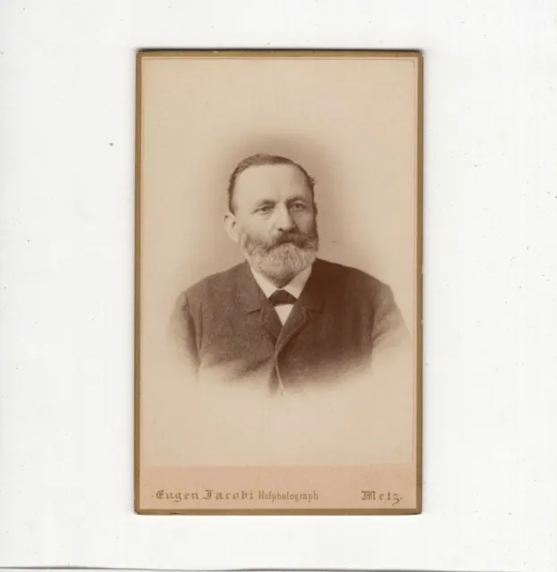 CDV Foto Herrenportrait - Metz 1890er