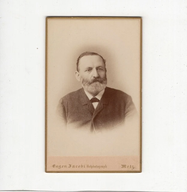 CDV Foto Herrenportrait - Metz 1890er