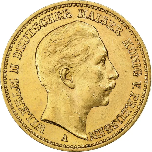 [#1211778] German States, PRUSSIA, Wilhelm II, 20 Mark, 1892, Berlin, Gold, MS(6