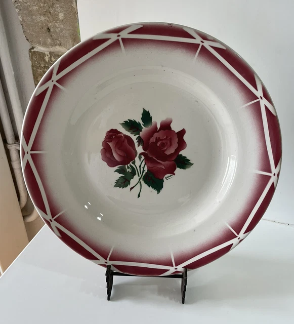 DEUX PLATS DE Présentation Digoin Sarreguemines Modele Cannes EUR 18,00