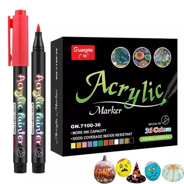 Acrylic Paint Marker Brush Graffiti Pen Watercolor Pens Art Markers Pen