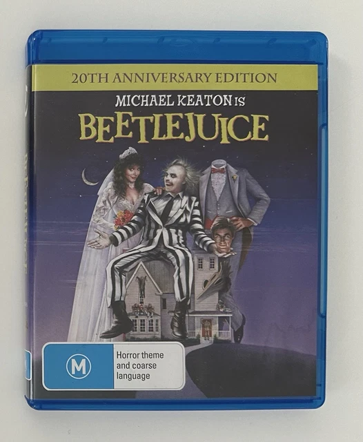 BEETLEJUICE (BLU-RAY) REGION Free Tim Burton Michael Keaton 1988 Movie ...