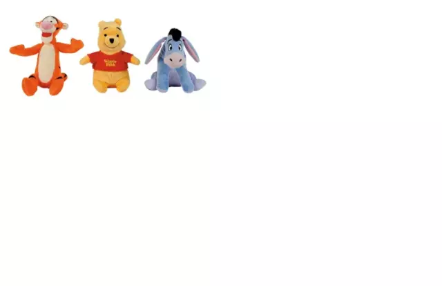 Disney Plüschfiguren 3 Stück je 20 cm Tigger Esel Winnie the Pooh NEU